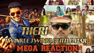 THERI : School Fight Scene Mega Reaction || Twinkle Twinkle Little Star || Vijay Mega Reaction ||