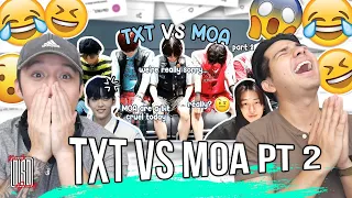 TXT VS MOA pt 2 | 투모로우바이투게더 대 모아 2부 | REACTION