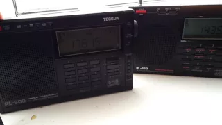 Tecsun PL660 VS PL600 Short Wave , SW comparison test radio signal