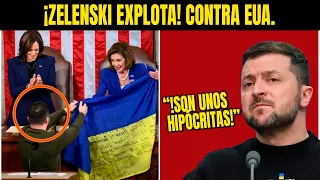 ¡ZELENSKY EXPLOTA! CONTRA EUA. SON UNOS HIPÓCRITAS