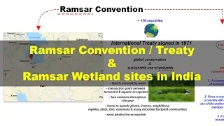 Ramsar Convention - Wetlands in India | UPSC Environment and Ecology