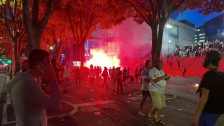 Des incidents après le match OM-Francfort - Zwischenfälle am Ende des Spiels OM-Frankfurt - 13.09.22