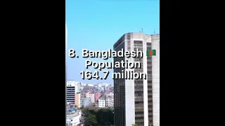 Top 8 Countries With The Most Population #shorts #onlyeducation #viral #conflict #asia #africa