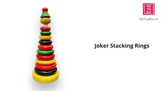 Joker Stacking Rings | Handmade Toys | Channapatna Toys | Indian Toys