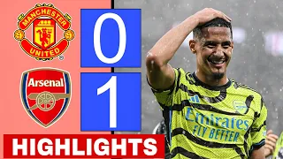 Manchester United Vs Arsenal 0-1 | Trossard Goal | Extended Highlights | Premier League 2023/24