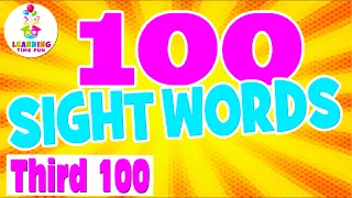 100 SIGHT WORDS for KIDS! (100 Fry Words List) | Sight Words Learning Video for Children