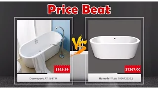 Price Beat: Bathtub