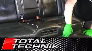 How to Remove Rear Seats Bench - Audi A6 S6 RS6 - C5 - 1997-2005 - TOTAL TECHNIK