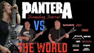 Pantera (Dimebag Darrel) VS The World - Guitar Riffs Battle