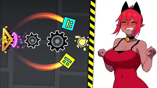 Sad Cat Dance meme Layout Geometry Dash