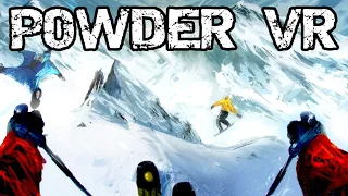 Skiing in Virtual Reality | Powder VR | Oculus Link Gameplay