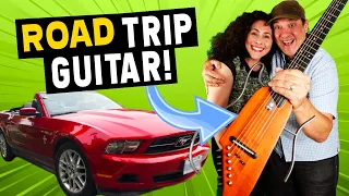 I Took  An Acoustic TRAVEL Guitar on The Road and This Happened!