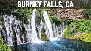 Burney Falls  in California  - Amazing Water Falls in Northern California - [4K]