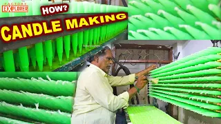 How? Colourful Candle Sticks are Making? | Factory Explorer