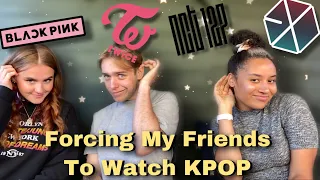 Forcing my NON KPOP Friends To React TO KPOP |NCT 127, BlackPink, EXO & Twice|