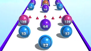 Ball Merge 2048 - All Levels Ball Gameplay Android, iOS ( Level 2109 - 2117 )
