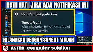 CARA MENGATASI VIRUS & THREAT PROTECTION WINDOWS 10