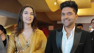 Saiee Manjrekar & Guru Randhawa At Pvr Cinemas In Juhu Mumbai Today