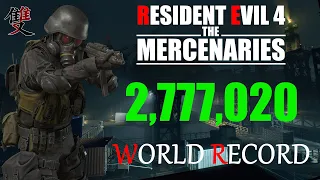 Resident Evil 4 Remake Mercenaries - 2,777,020 HUNK Docks S++ | World Record Strategy