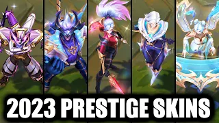 All Prestige Skins Spotlight Released in 2023 (League of Legends)