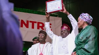 TRENDING VIDEO: Tinubu Receives Certificate Of Return As President-Elect