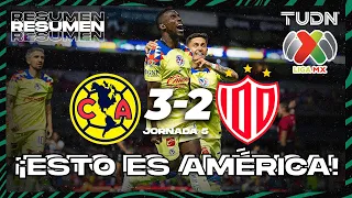Resumen y goles | América 3-2 Necaxa | AP2023-J5 | Liga Mx | TUDN