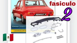 Construye el mitico RENAULT 12 Escala 1/8 rojo carrocería metálica Editorial Planeta DeAGOSTINI