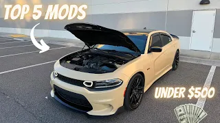 TOP 5 MUST HAVE MODS FOR YOUR DODGE CHARGER!