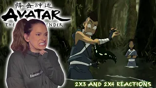 Avatar the Last Airbender 2x3 & 2x4 Reaction | Return to Omashu | The Swamp