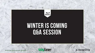 Winter is Coming Jim Gerrish Q&A Session
