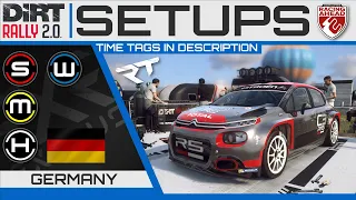 Citroen C3 R5 2018 | Germany SETUPS | DiRT Rally 2.0