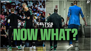 Boston wins Game 4 vs. Miami, but lose Kristaps Porzingis | Celtics Lab Podcast