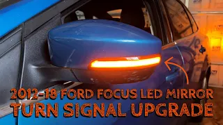 Ford Focus Sequential LED Turn Signal Light Upgrade For Mirrors