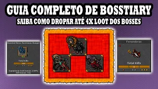 Tibia - Guia completo de Bosstiary, drop até 4x equipamentos de bosses