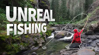 Fishing Hidden Canyon for CRIMSON Cutthroat Trout!