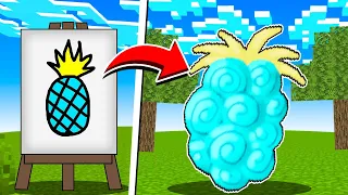 Draw The Best Devil Fruit To Get it in Minecraft, Then Battle!