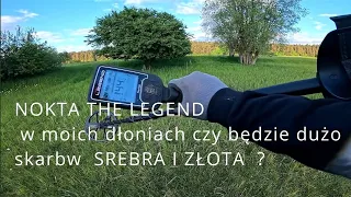 NOKTA THE LEGEND  czy będzie dużo skarbów  SREBRA I ZŁOTA xp mi6 wykopki 2024 metal detector