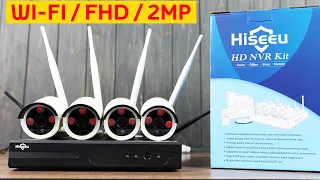 БЮДЖЕТНЫЙ КРУТОЙ WI-FI комплект ВИДЕОНАБЛЮДЕНИЯ HISEEU из ALIEXPRESS для улицы. Распаковка и обзор