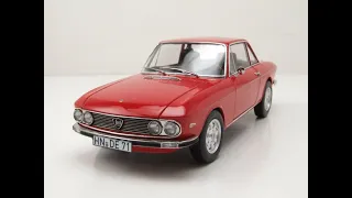 Lancia Fulvia 1600 HF Lusso 1971 rot Modellauto 1:18 Norev