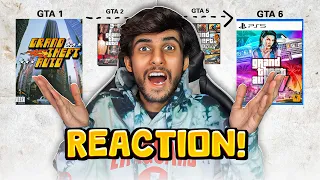 Reacting to every GTA trailer EVER ! 😍 | GTA 1 - GTA 6