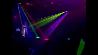 DJ Lights,5 Beam Effect Sound Activated DJ Party Lights RGBYC LED Music Light