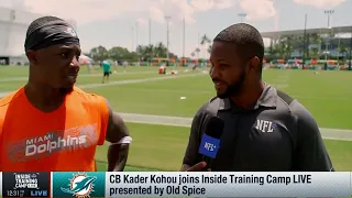 Inside Training Camp Live:  Dolphins CB Kader Kohou