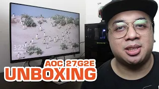 AOC 27G2E Gaming Monitor Unboxing
