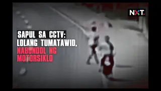 Sapul sa CCTV: Lolang tumatawid, nabundol ng motorsiklo | NXT