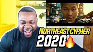 American Reacts To Northeast Cypher 2020 (Indian Hiphop Cypher) Prod SPIDER