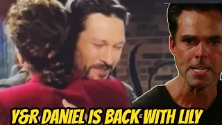 Billy looks jealous when he sees LIly back with Daniel - Young And The Restless Spoilers