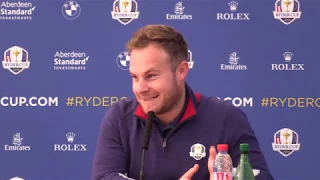 Tyrell Hatton Full Press Conference - Ryder Cup 2018