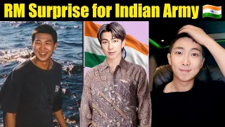 BTS RM Big Surprise for Indian Army 🇮🇳| RM Album Promotion Full Explain in Hindi 😍 #bts