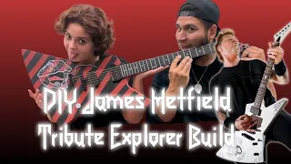 DIY James Hetfield Tribute guitar build with my wife