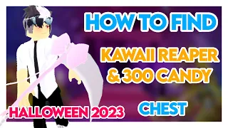 HOW TO FIND Kawaii Reaper & 300 Candy Chest - Royale High Halloween 2023 Mt Blackwood Cavern Maze!